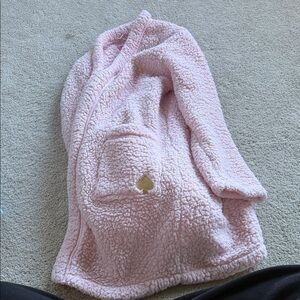 Kate Spade pink Sherpa robe